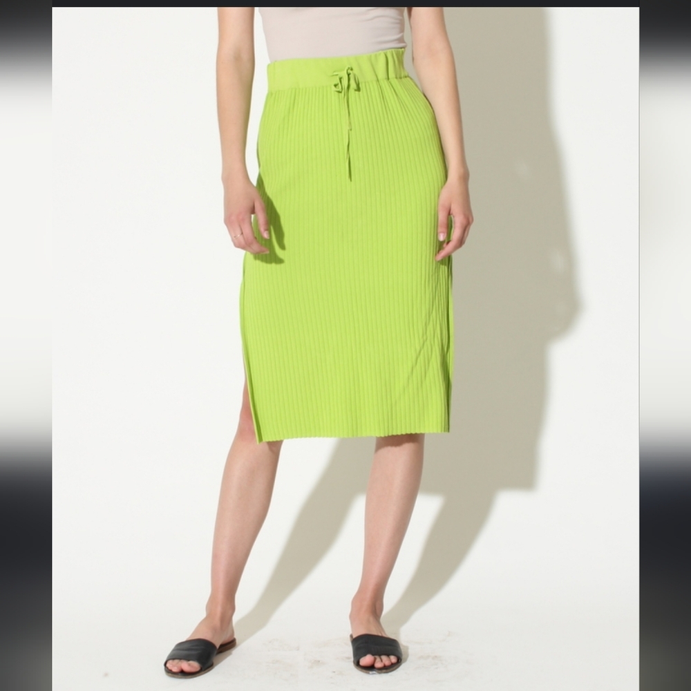 Topshop X Marques Almeida Neon Green Skirt